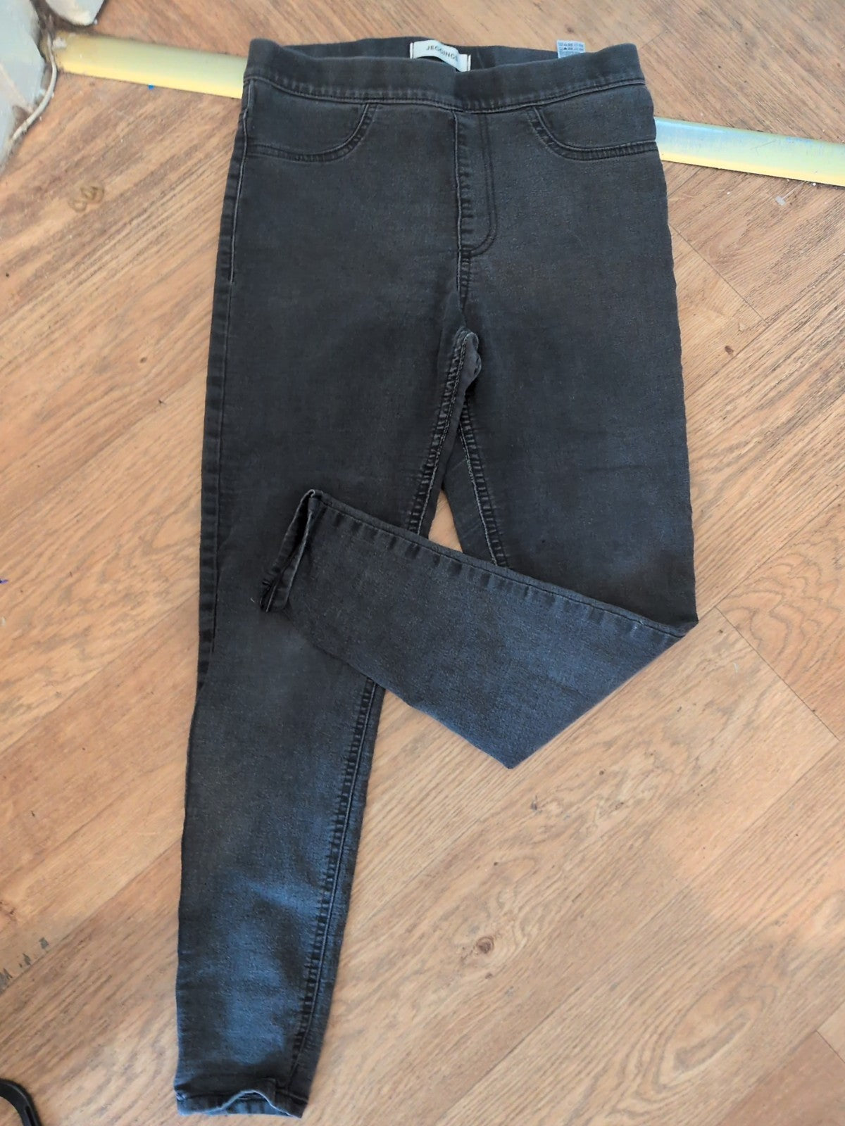 Marks And Spencer 10 Short Black Faded Jegging