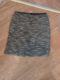 Esprit Large Grey Fleck Slight Stretch Skirt Knee Length Lined