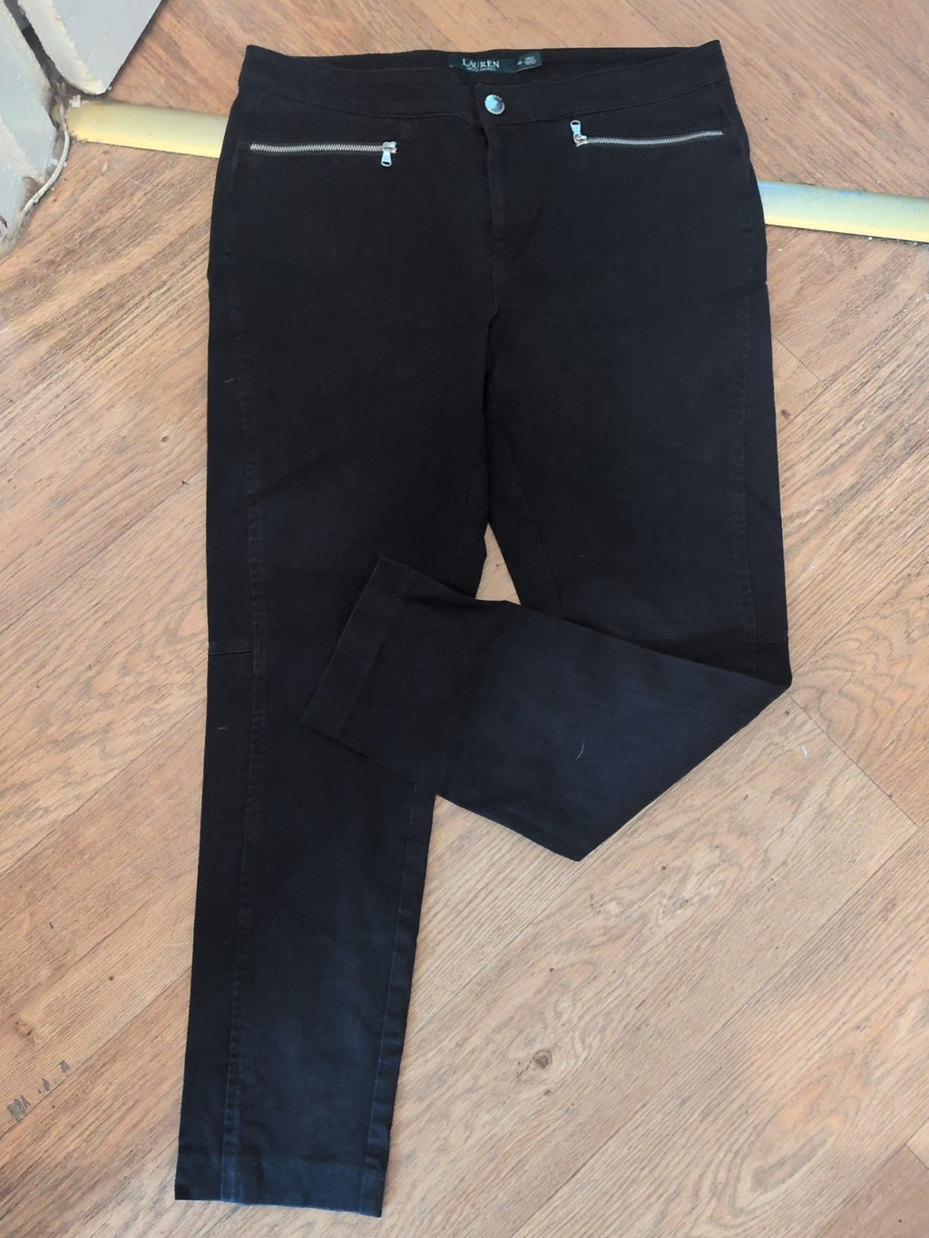 Ralph Lauren 10 Black Slim Jeans