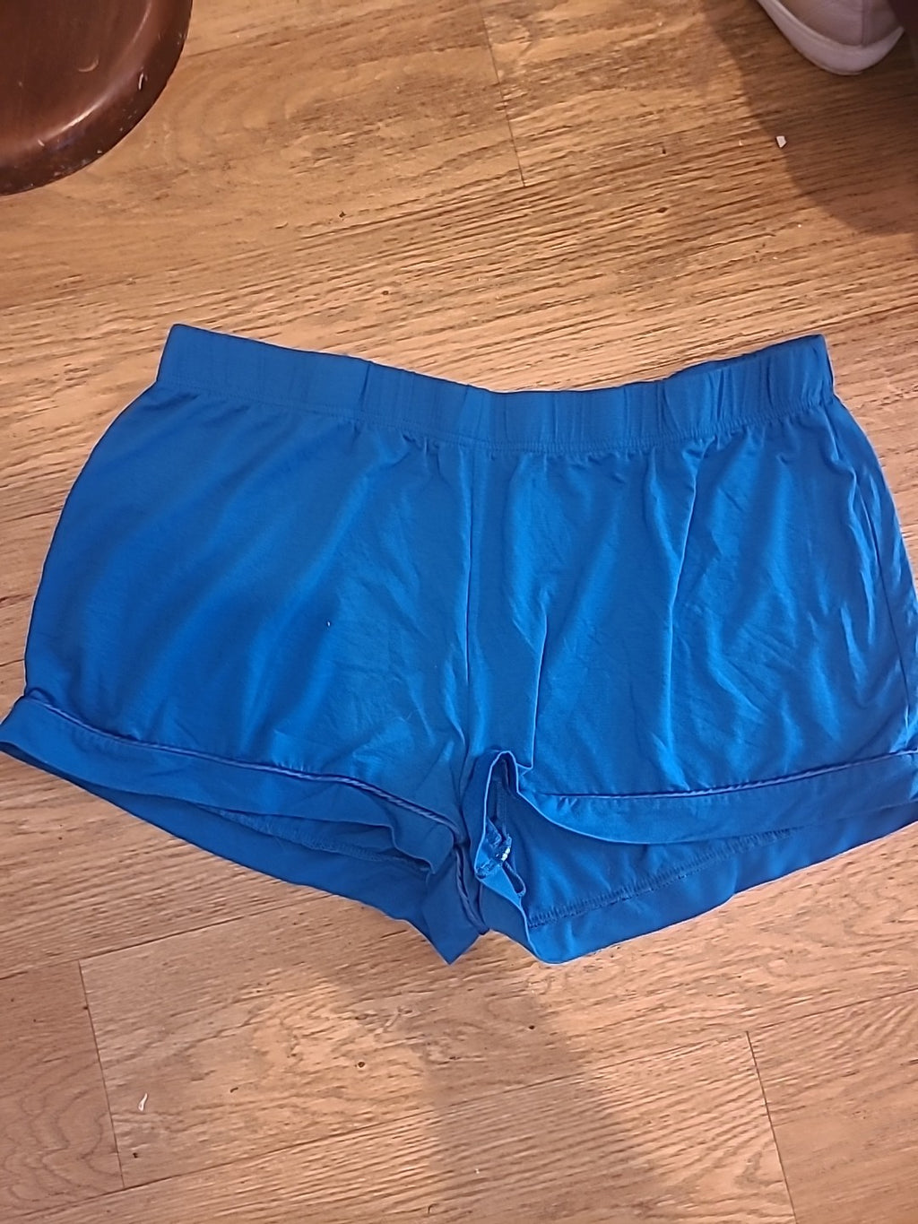 Ladies Primark Size 18-20 Royal Blue Elasticated Sleep Shorts