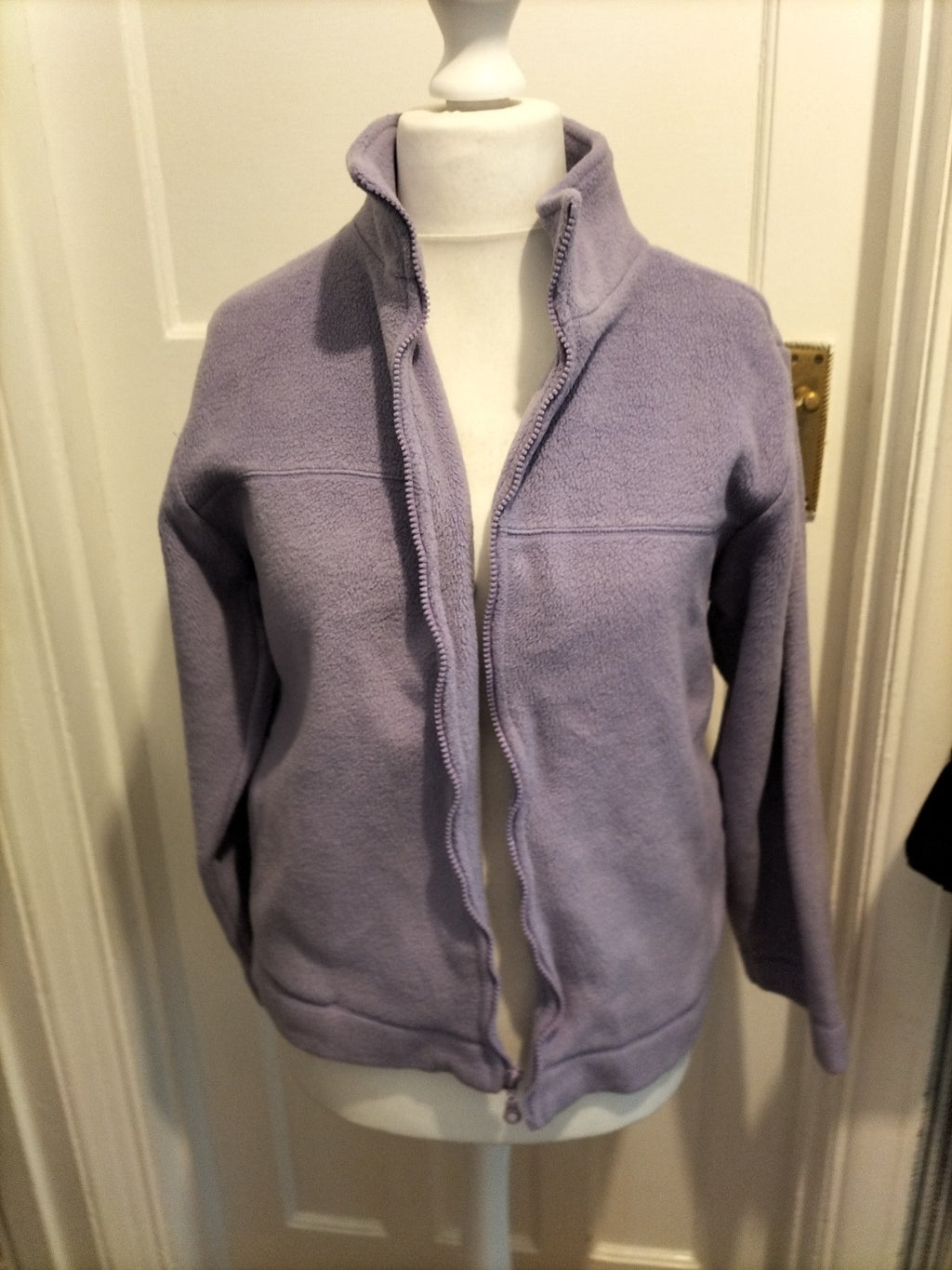 Ladies Active Size 14-16 Purple Zipped Jacket
