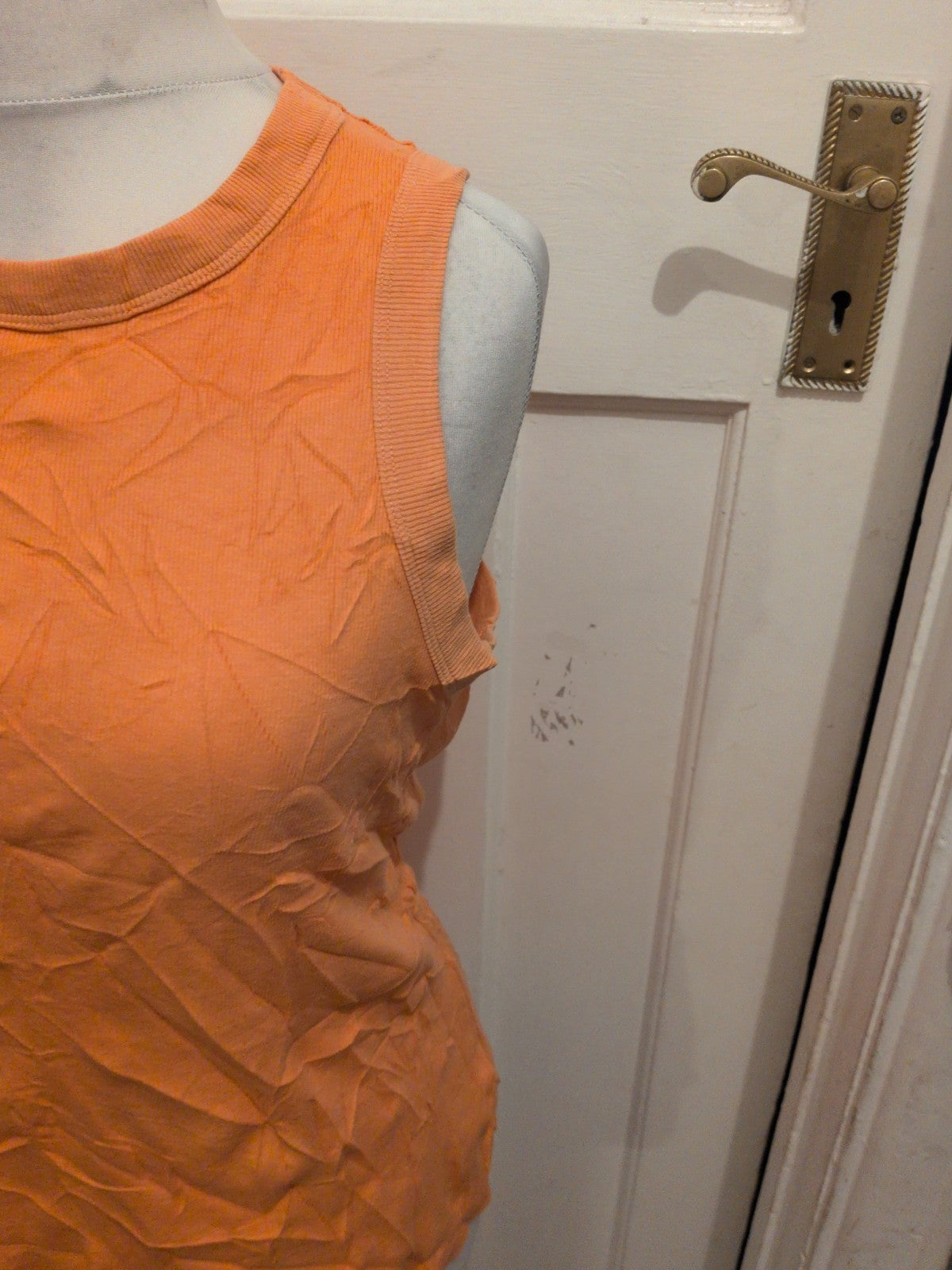 F&F XL Coral Sleeveless Vest Tank T-shirt Ladies