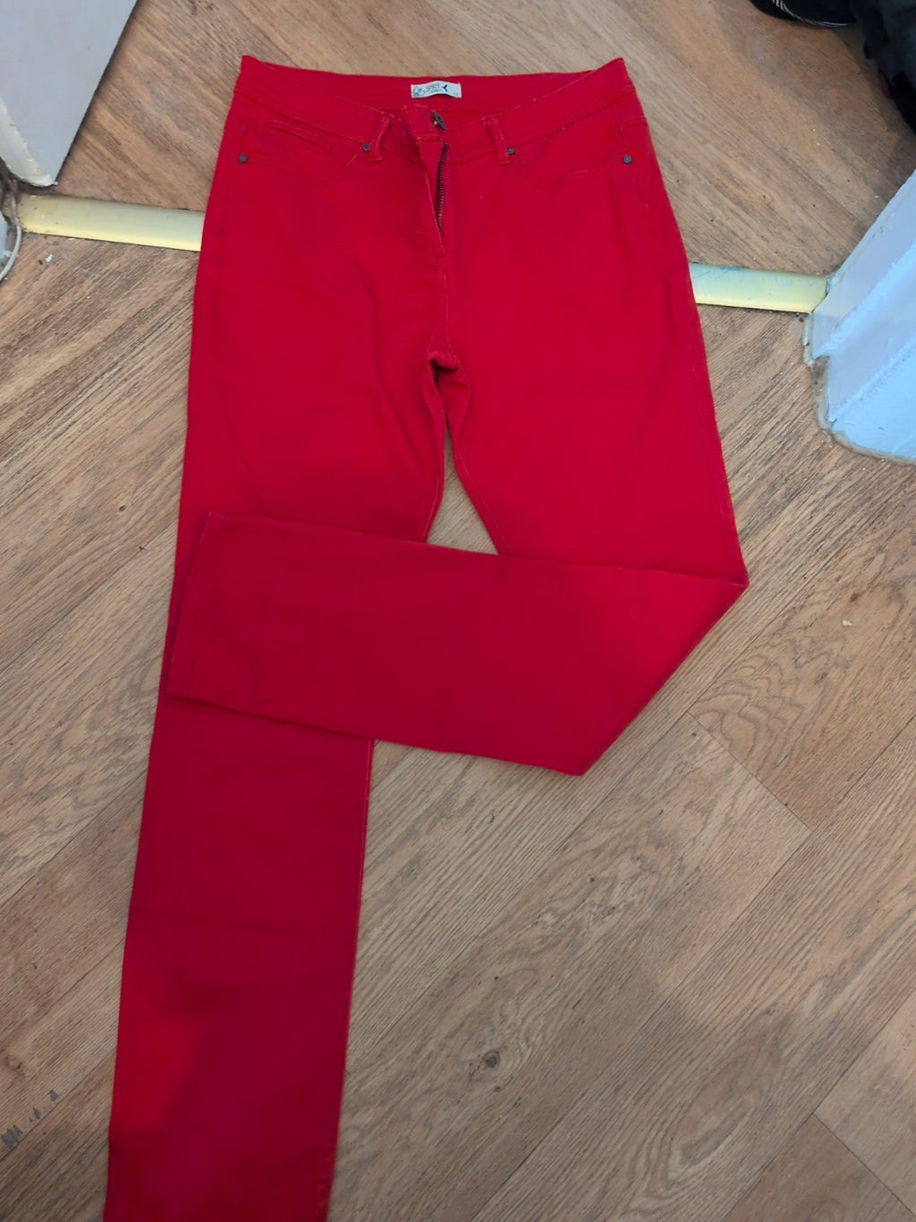 Spirit By M&Co 12 Red Denim Jeans