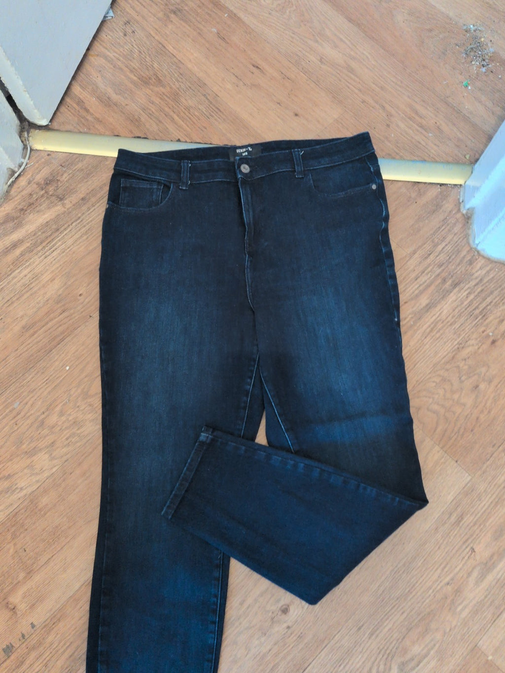 Ladies Denim By TU Size 16s Skinny Dark Blue Jeans