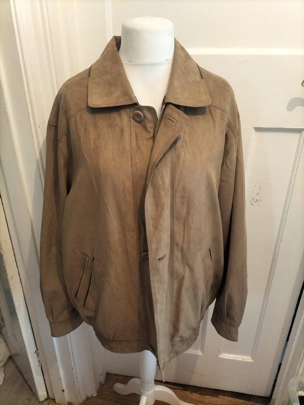 Barola Medium Brown Full Zip Jacket