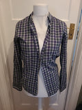 Mens New Look Size Small Green Chrck Long Sleeved Shirt