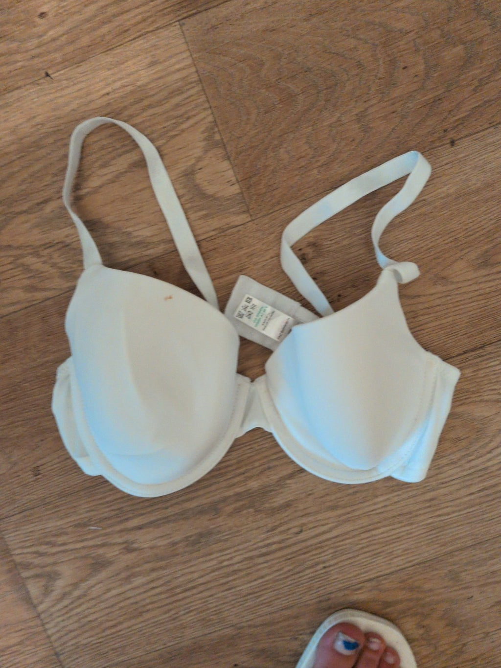 Matalan 34d White Padded And Wired Bra