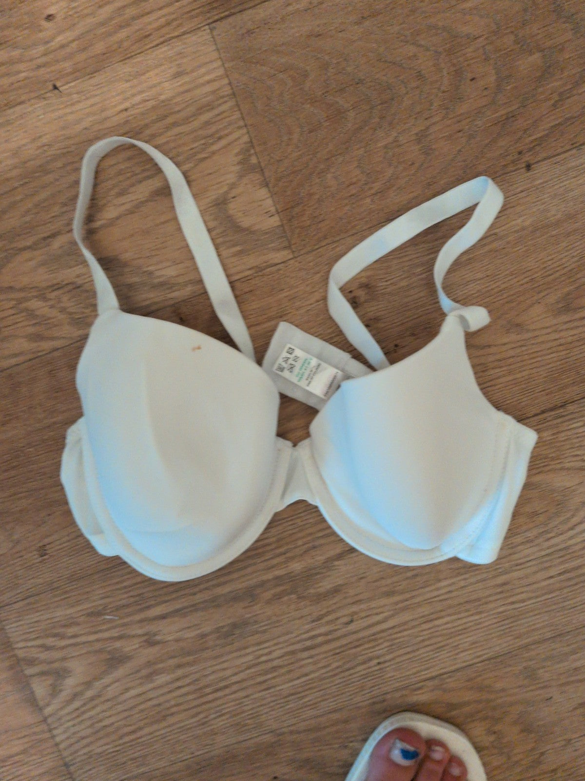 Matalan 34d White Padded And Wired Bra