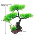 Brand New Aquarium Artificial Tree Green