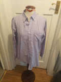 Mens Pierre Cardin Size Medium Regular Fit Purple Check Shirt