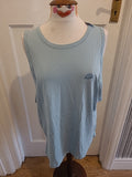 Brand New Mens Easy Large Pale Blue Tank Top