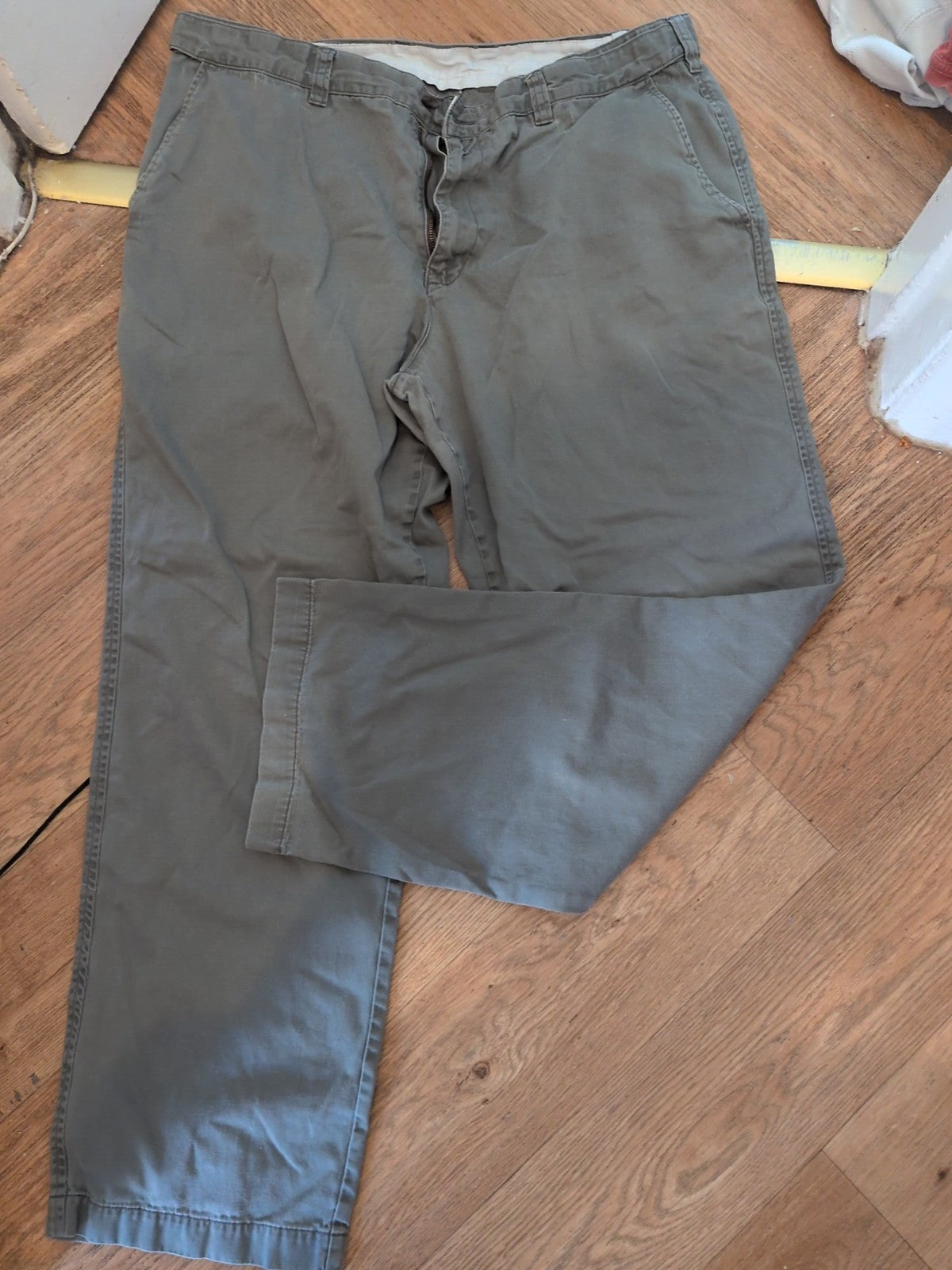Headland Casuals 38R Grey Trousers Chino