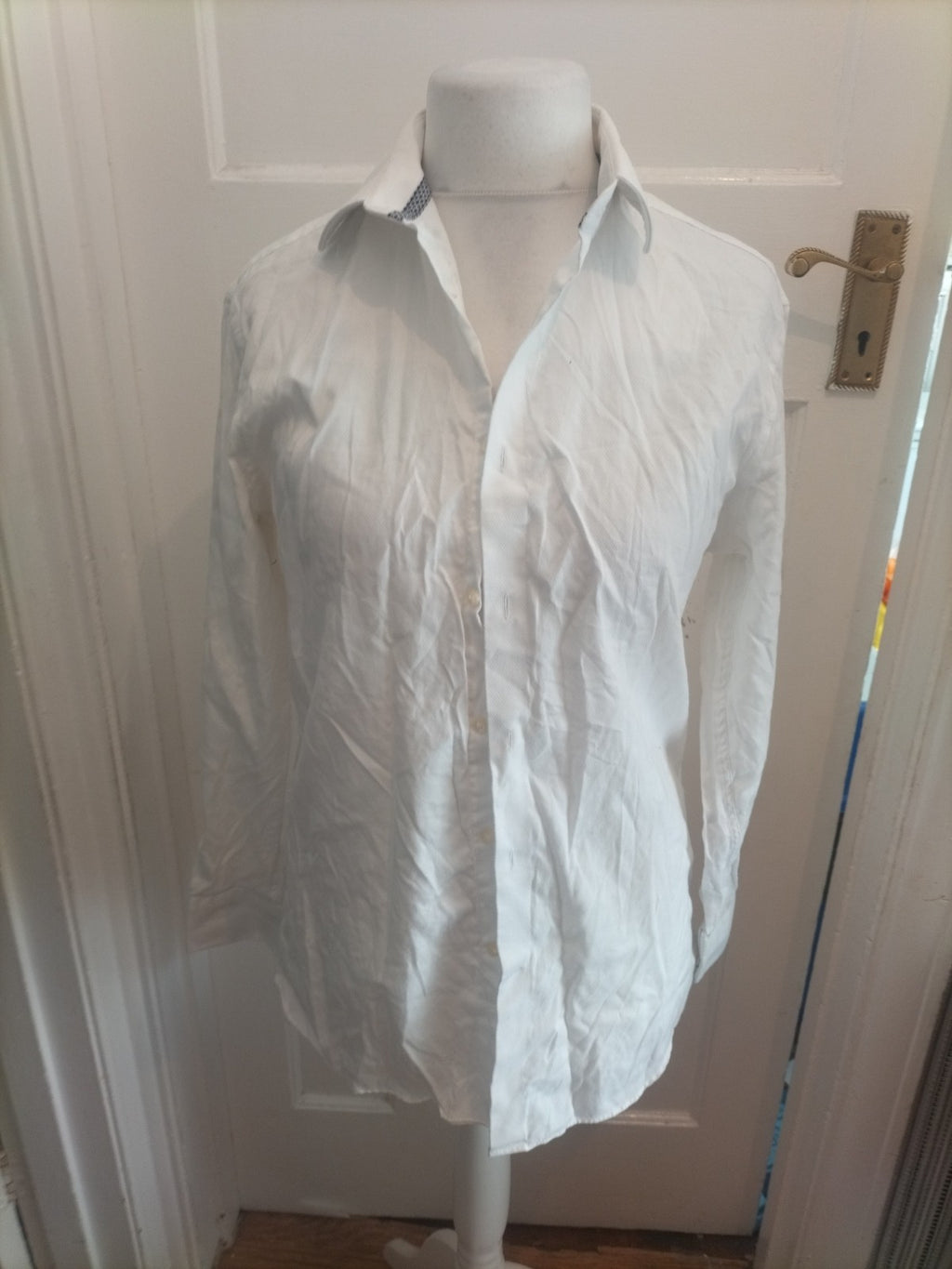 Next Signature 16" Slim Fit White Long Sleeve Shirt