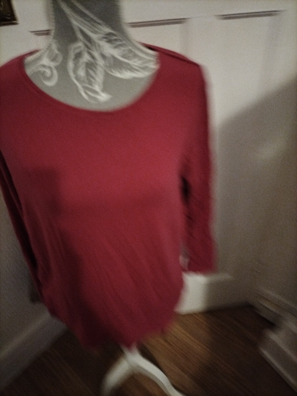 Ladies Primark XL Crew Neck Pink Long Sleeve Top