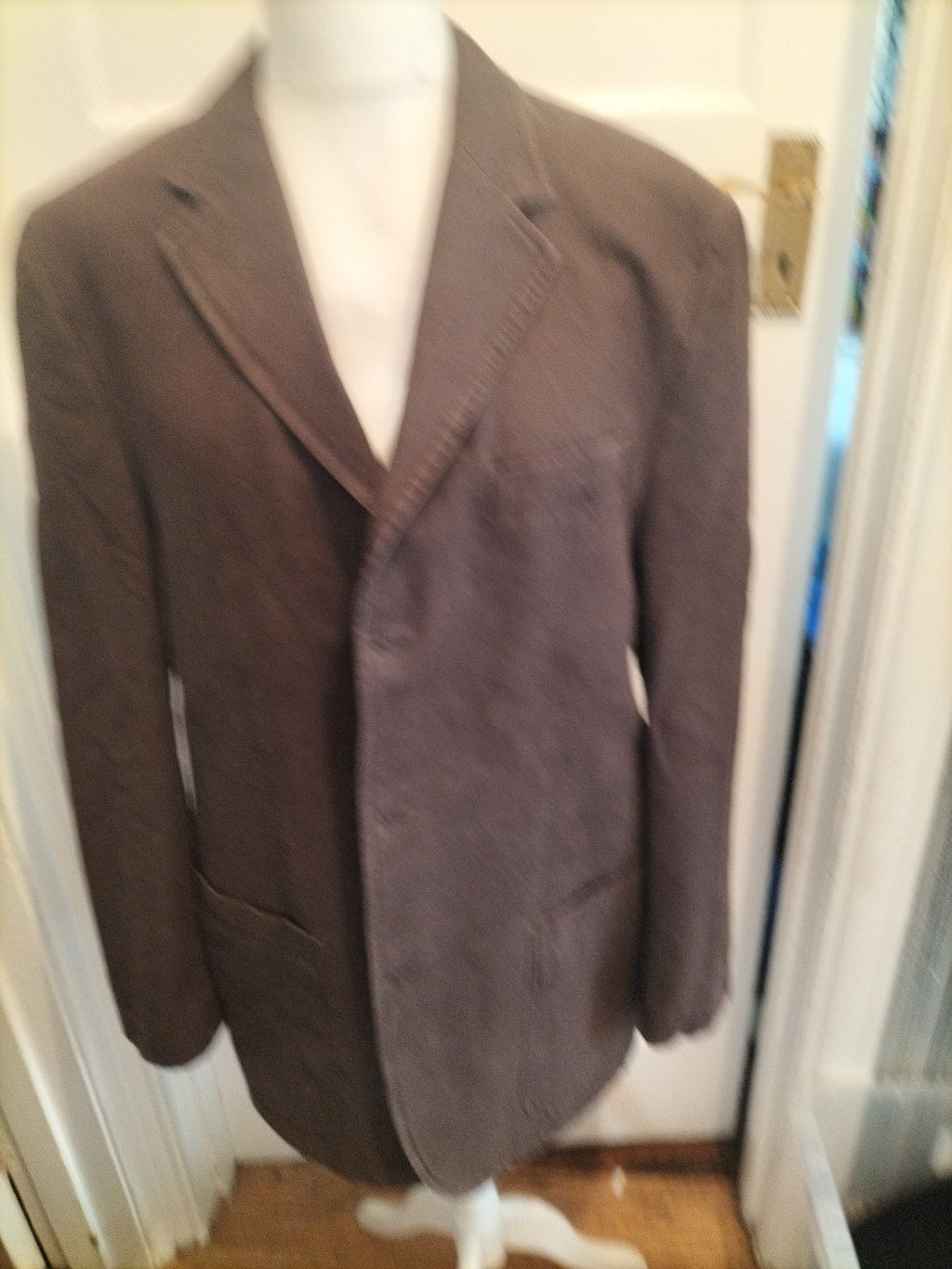 Mens Frank Eden Men Size 42r Brown Suit Jacket