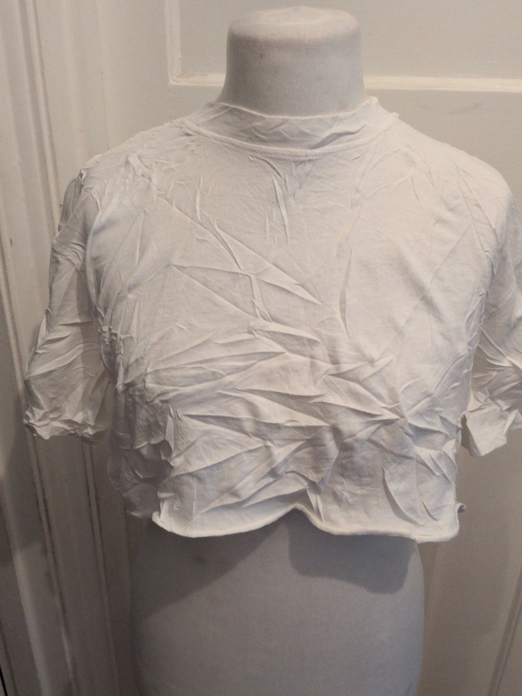 Topshop 12 White Short Sleeve T-shirt