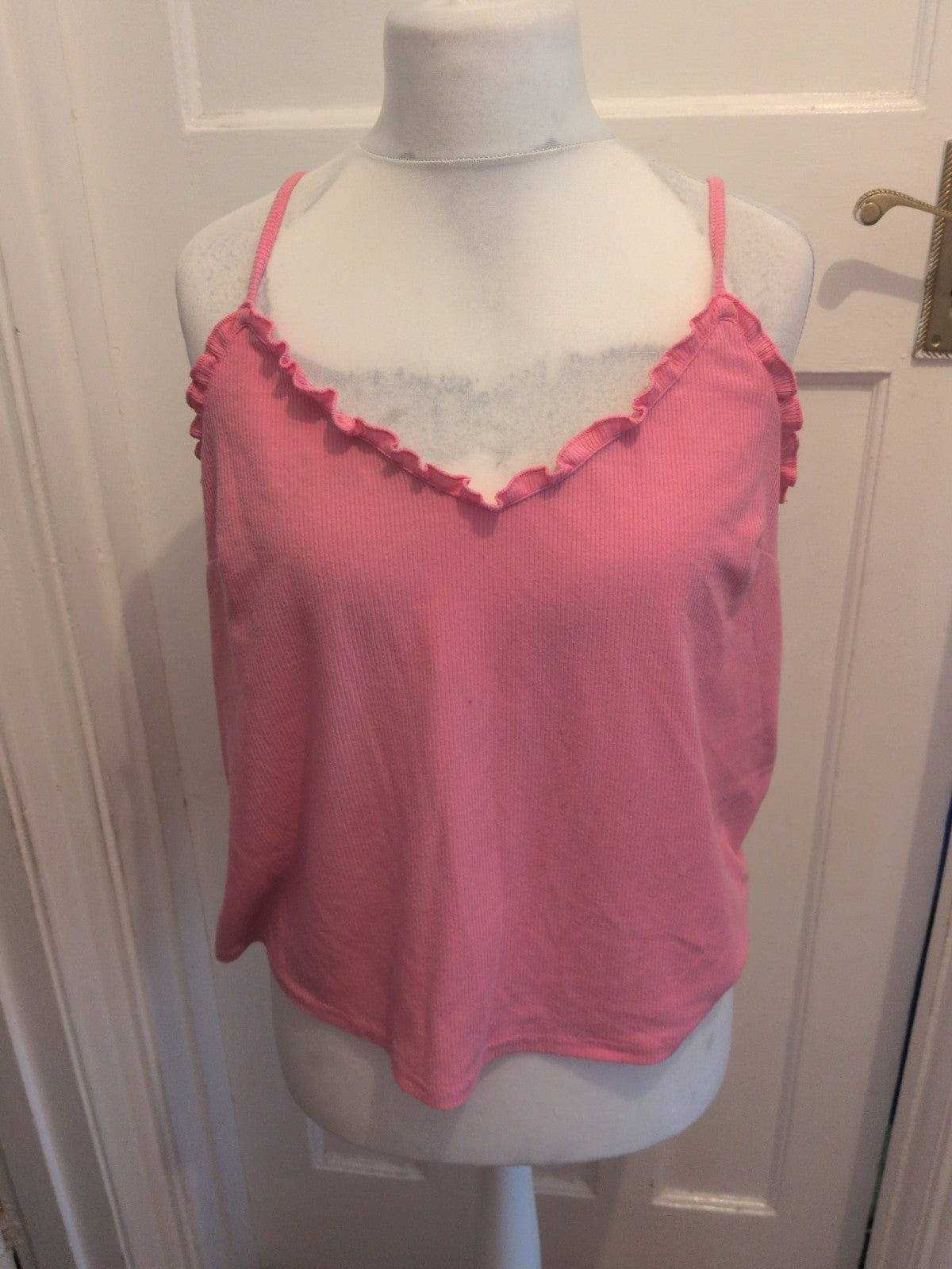 New Look Large Pink Sleeveless Pyjama Top