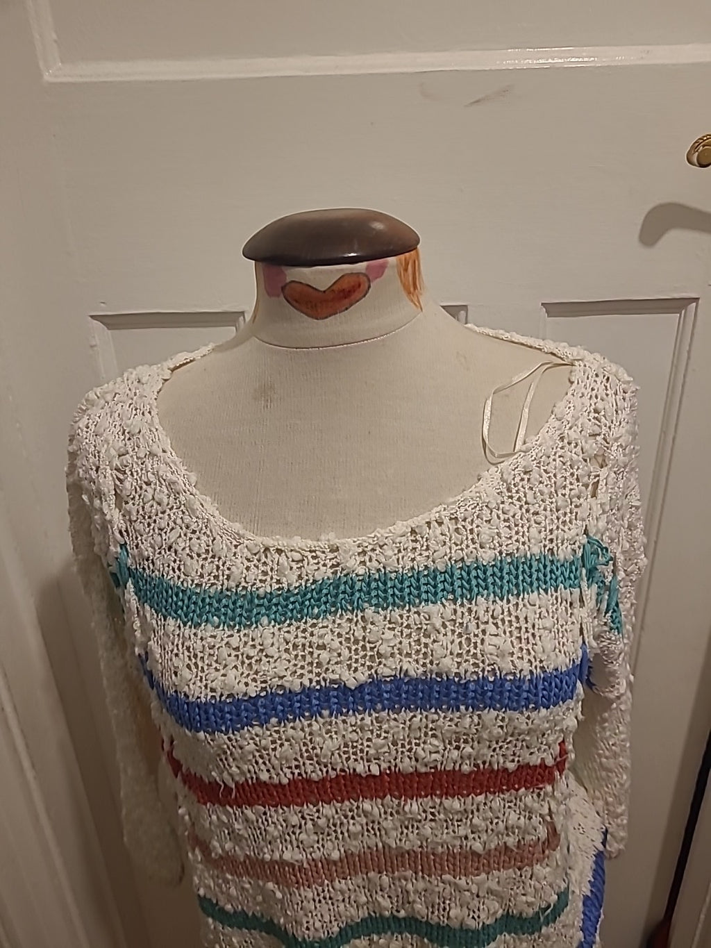 Ladies Pines And Needles Size Small Multi Knitted Long Sleeved Jumper