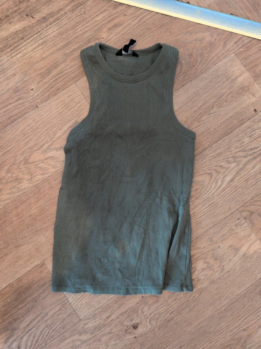 New Look 10 Green Sleeveless Top