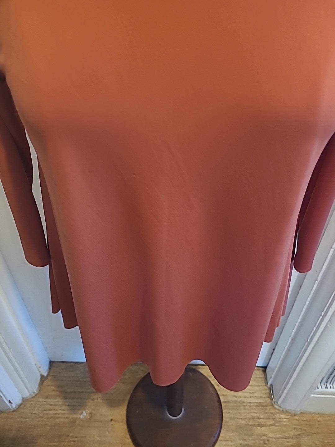 Ladies Great Plains Size 8 Orange Long Sleeved Blouse