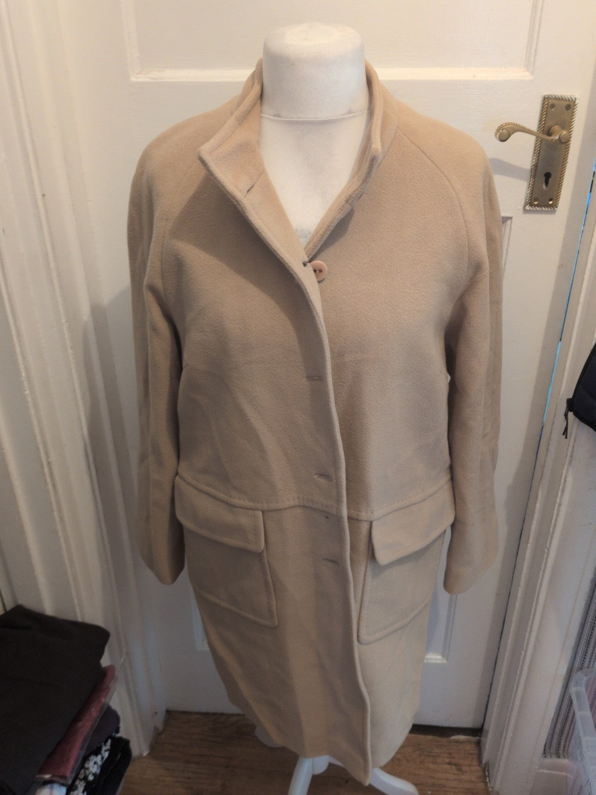 Precis Petite 14 Beige Pale Brown Lined Jacket