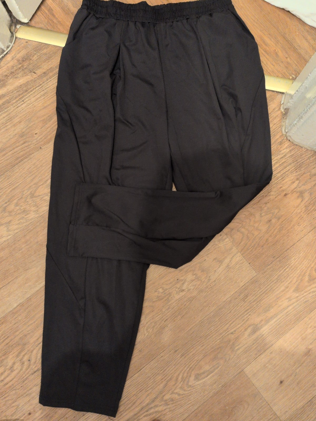 3XL Black Elasticated Jogger Track Pants
