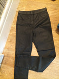 Girls George Size 10-11 Years Black Pleather Leggings