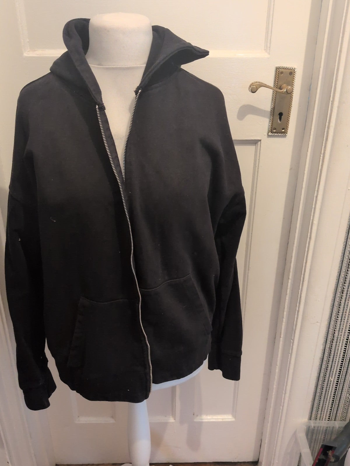 Menace Medium Black Full Zip Hoodie
