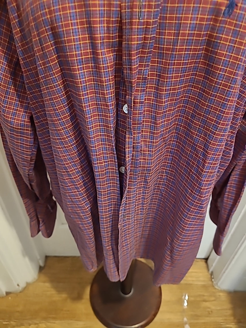 Mens Shirt Ralph Lauren Size Large Red Check