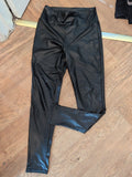 Primark Ladies Leather Look Leggings Size 10-12 Free Delivery