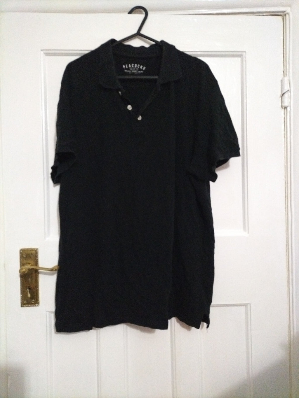 Mens Primark Size Large Black Polo