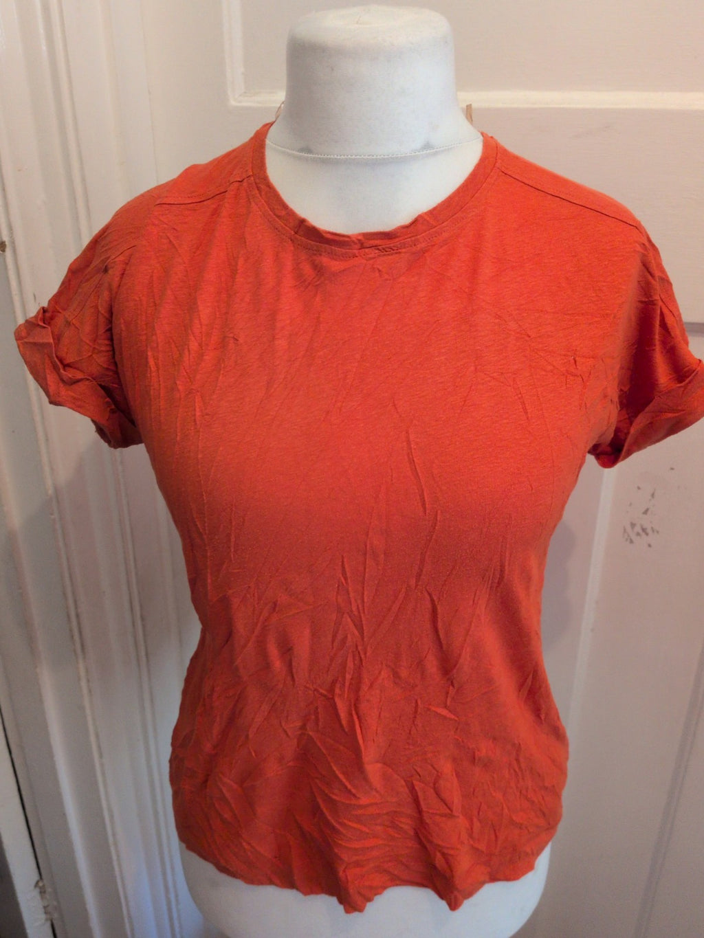 M&S Collection 10 Orange Short Sleeve T-shirt