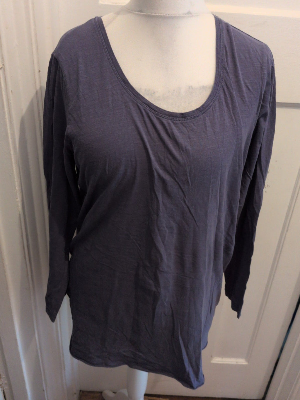 Rainbow Large Navy Long Sleeve T-shirt