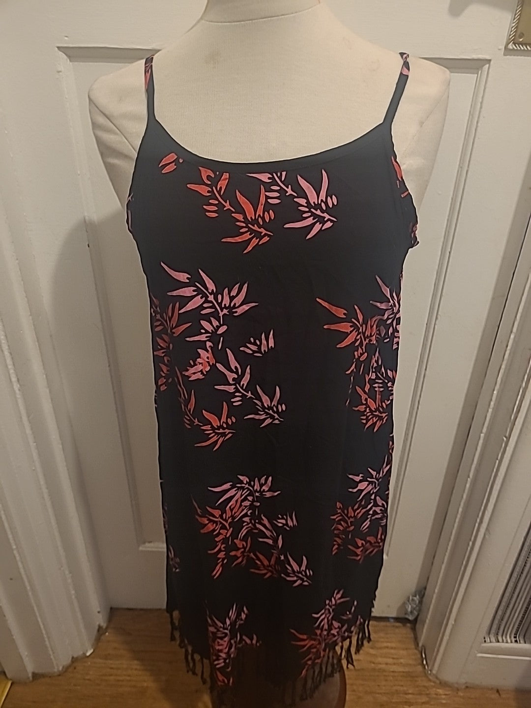 Ladies Oasis Size Small Black Strappy Sleeveless Dress