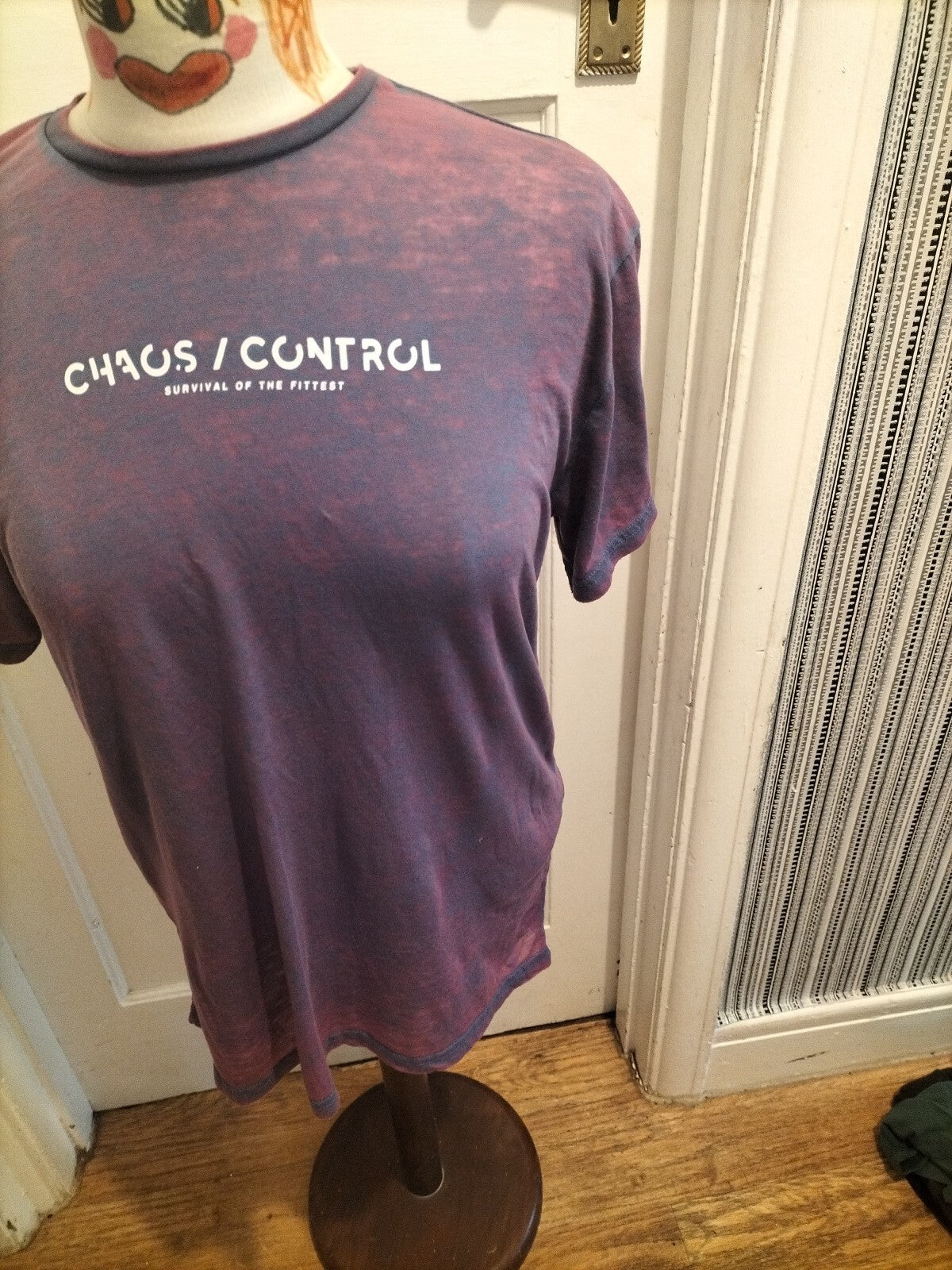 Men's Primark Purple Pink Short Sleeve T-shirt