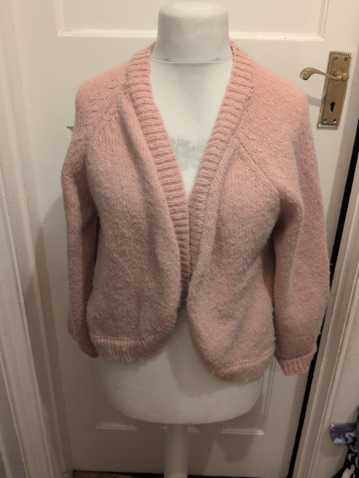 George Medium Pink Open Cardigan Super Warm