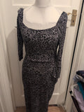 Sosandar Small Leopard Print Half Sleeve Dress