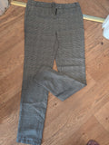 Tu 10long Black And White Check Trousers
