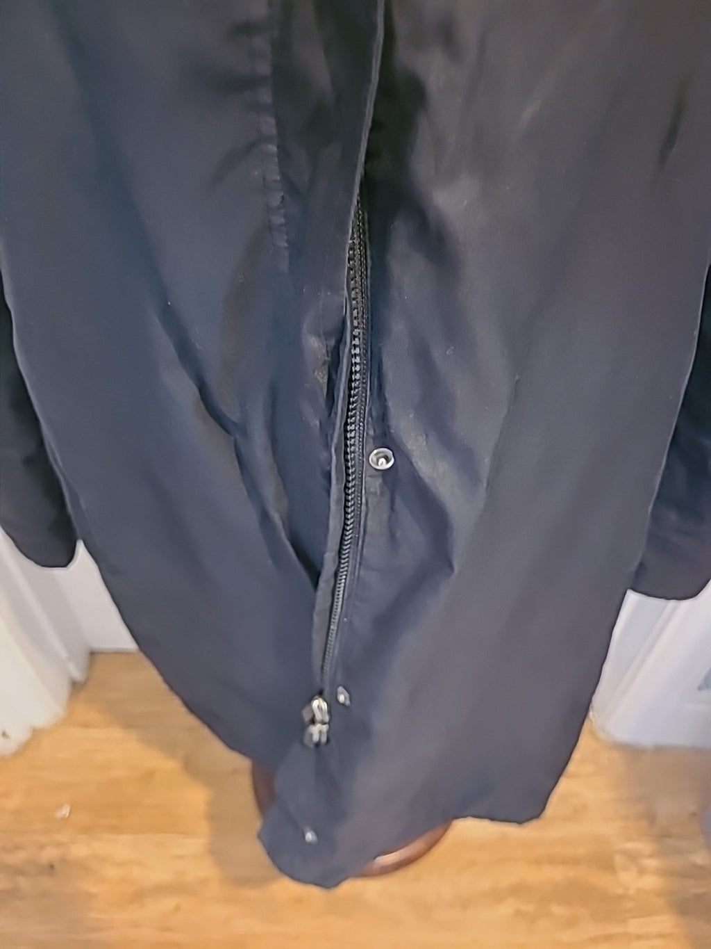 Ladies Next Size 12 Black Lined Long Sleeved Coat