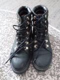 Ladies Primark Lace Up Boots Size 4 Primark Free Delivery