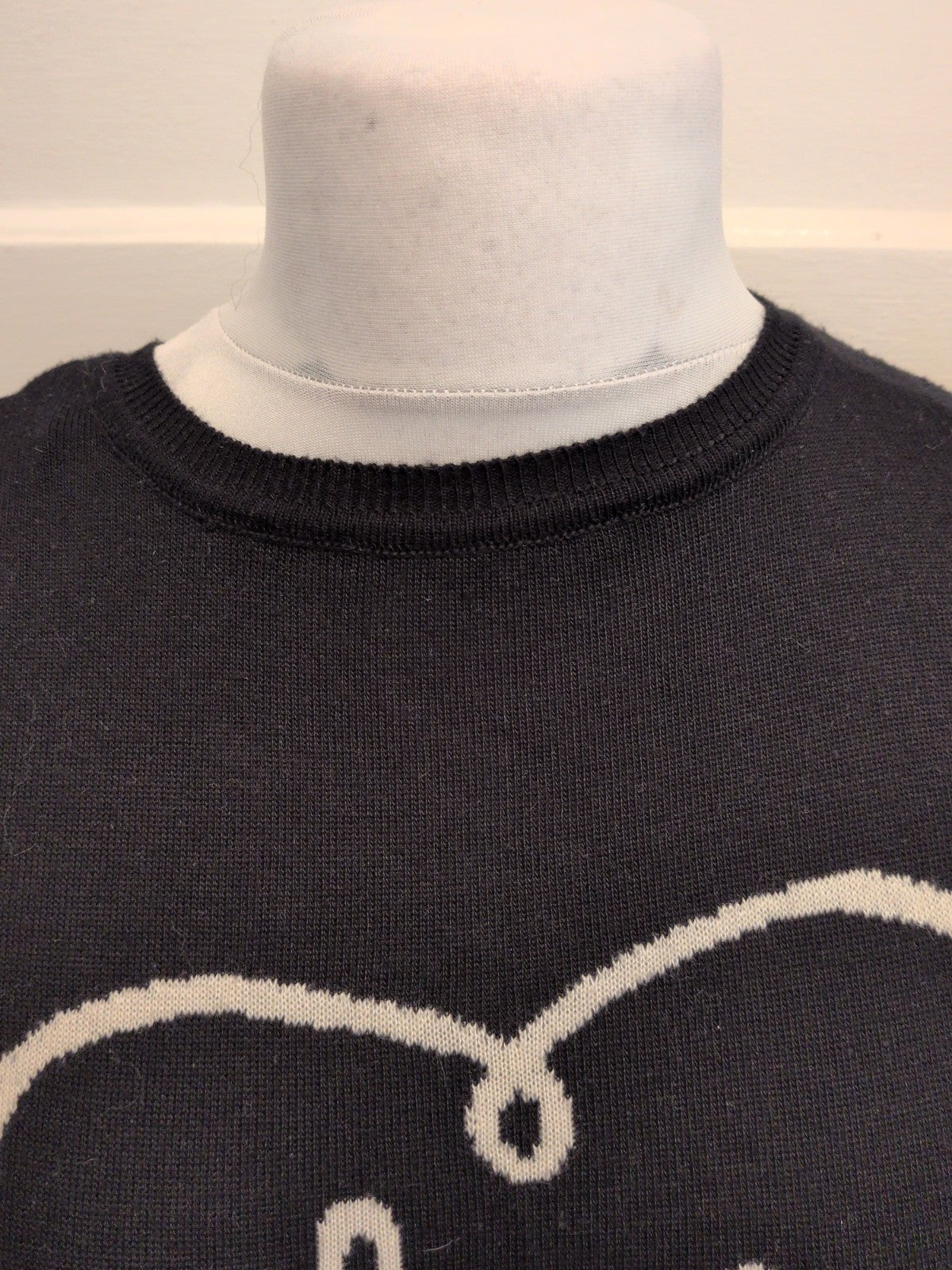 BHS 14 Black Long Sleeve Jumper "Love"