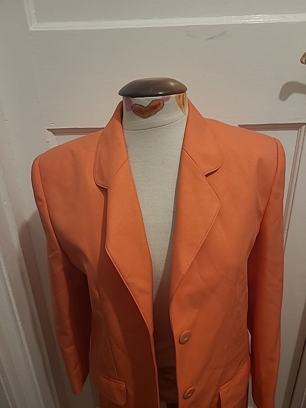 Ladies Modern Classics Size 12 Coral Pink Lined Padded Blazer