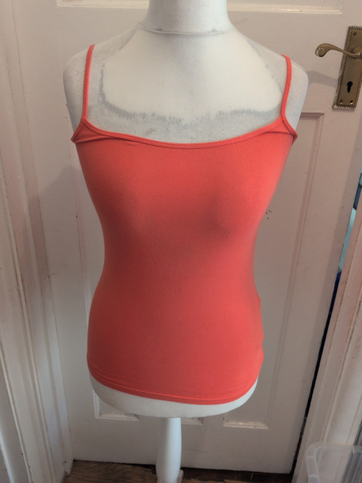 Ladies George 10 Peach Cami Top Sleeveless
