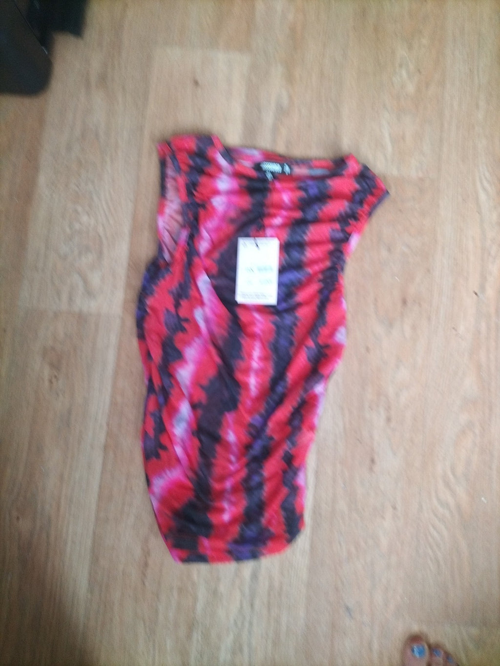 Brand New Ladies Misguided Size 6 Ruch Top