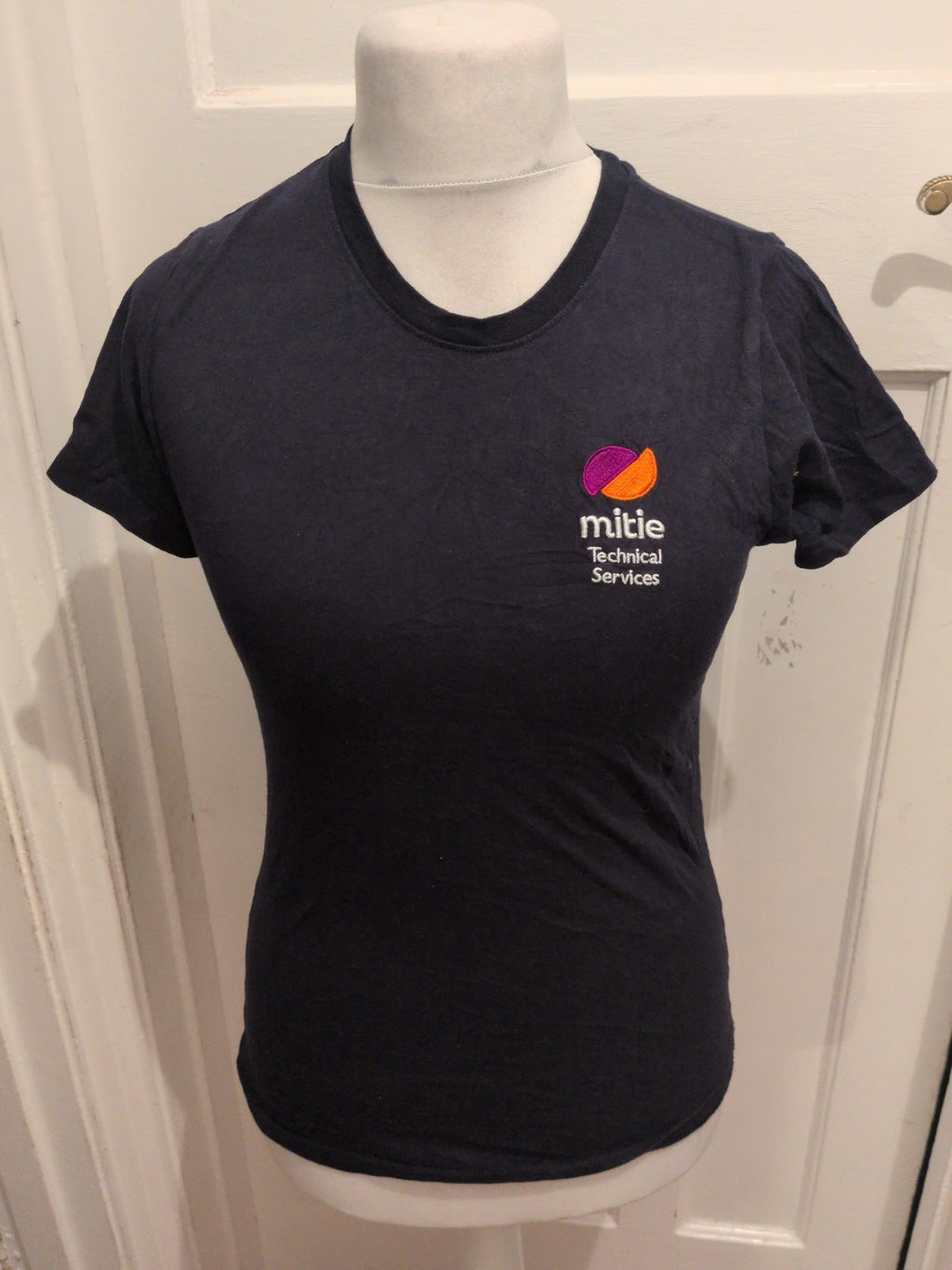 Mens Uneek Medium Navy Mitre Short Sleeve T-shirt