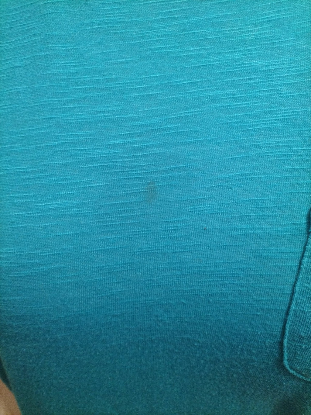 Ladies Matalan Size 8-10 Teal Pyjama Top Small Mark On Front