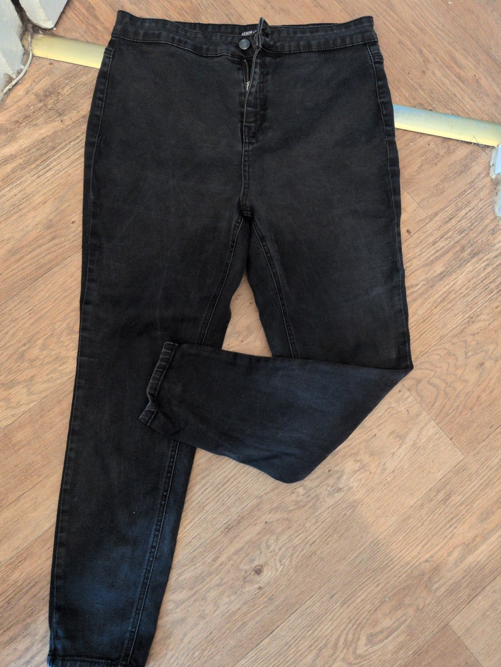 Denim By TU Size 16s Black High Waist Skinny Jeans