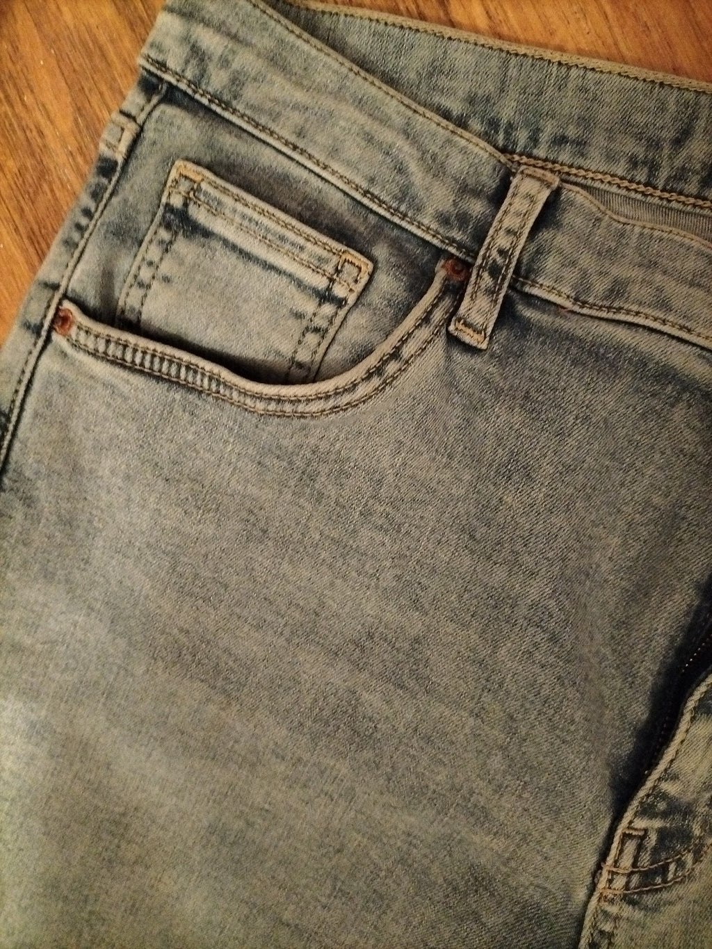 Ladies Topshop Size 34/32 Jamie Flare Jeans