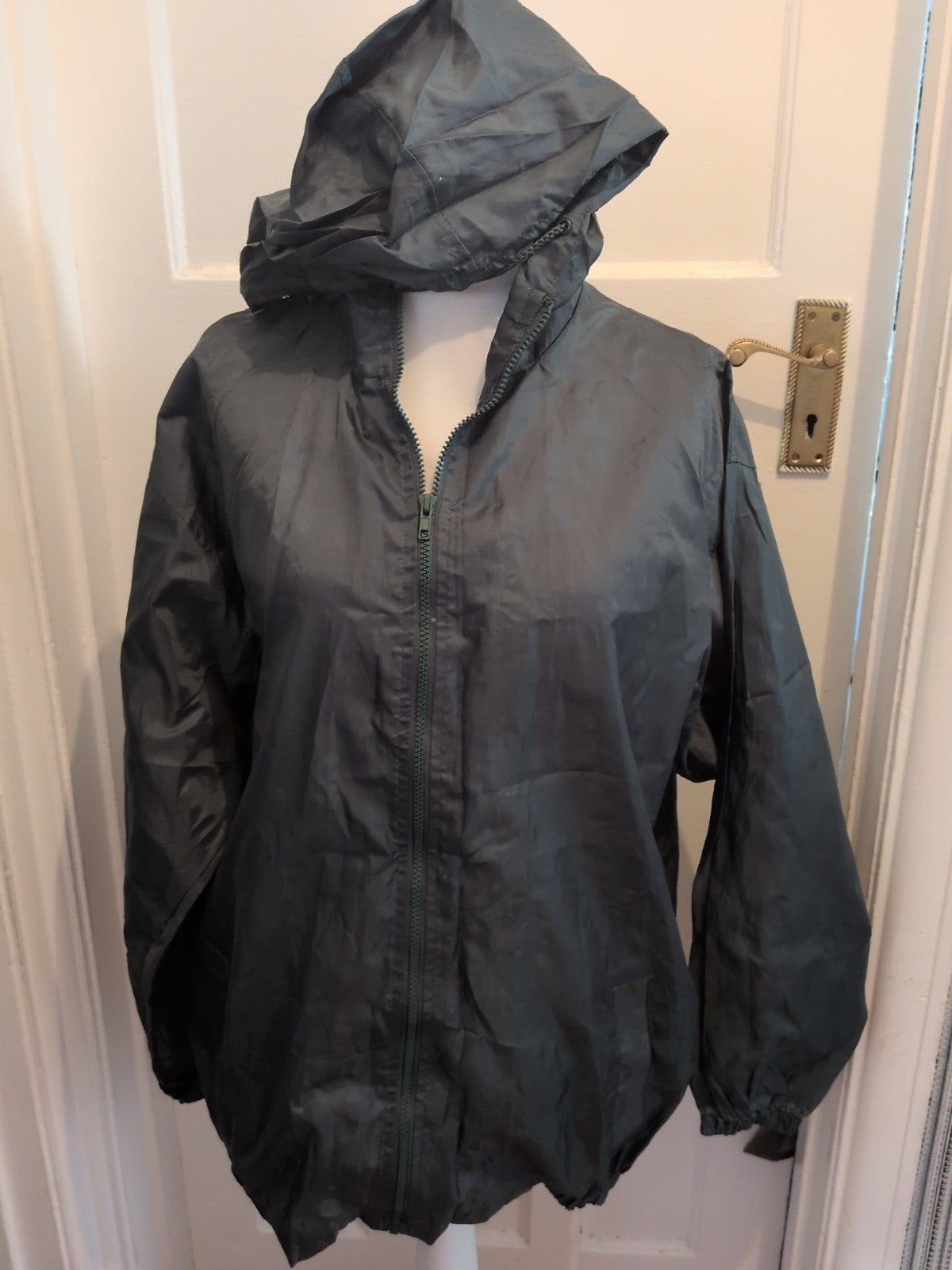 Mens Pro Climate Size Large Green Rain Mac