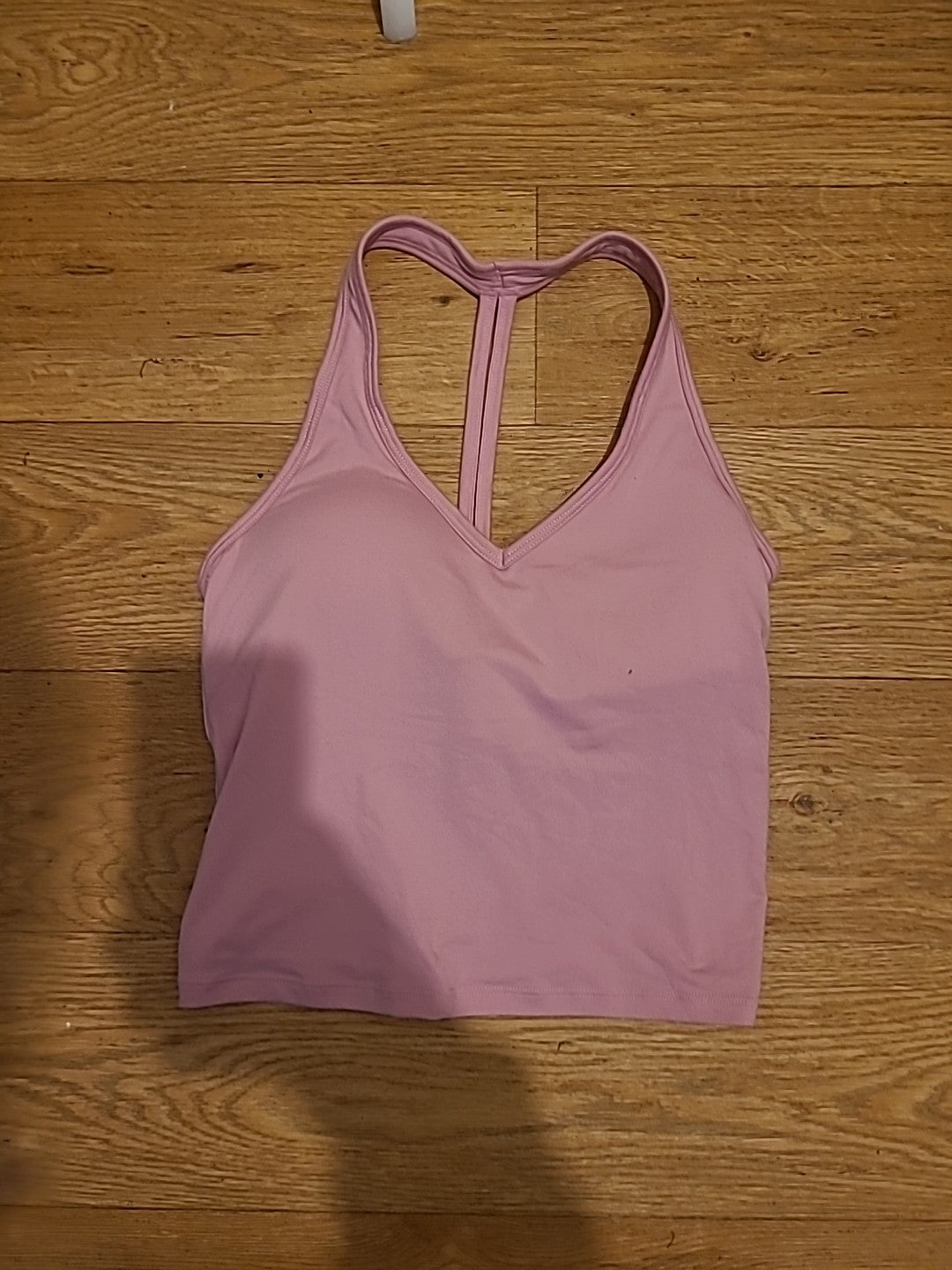 Ladies Size Small Pink Padded Breast Top